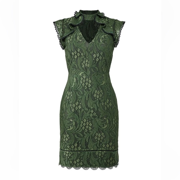 Lace Cocktail Dress by Adelyn’s Rae: Dark Raspberry - Picture 3 of 11